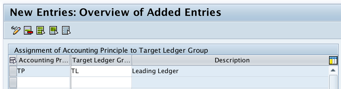 Assign Accounting Principle to Ledger Groups