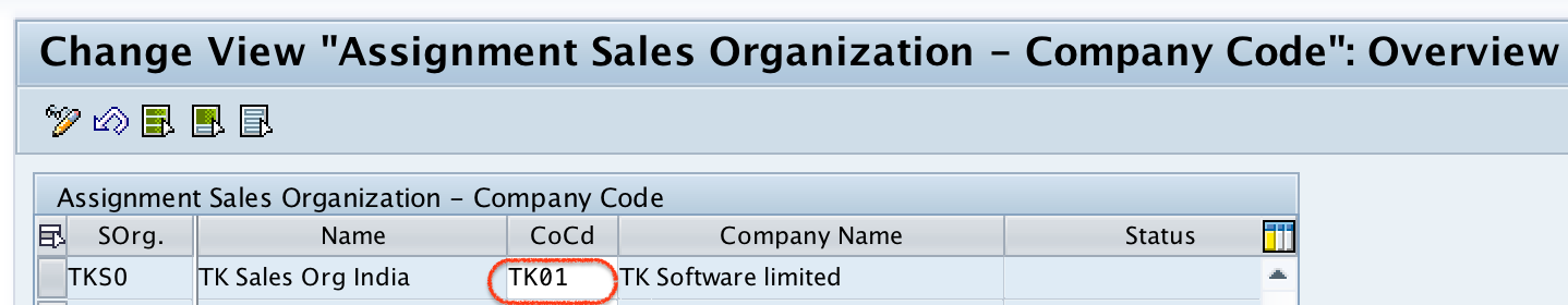 Assign Sales Organization to Company Code in SAP