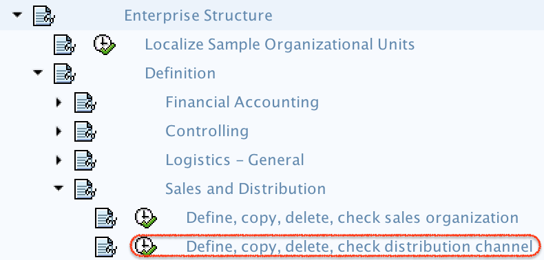 define distribution channel menu path