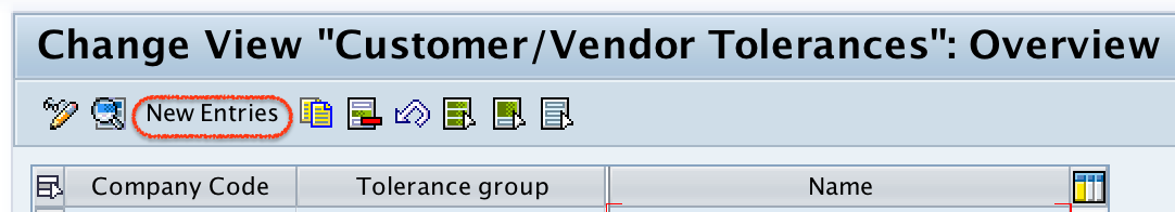 tolerance groups for vendors and customers in SAP