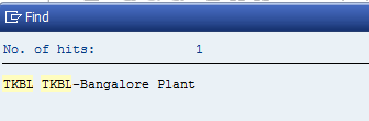 plant key for assignement in SAP