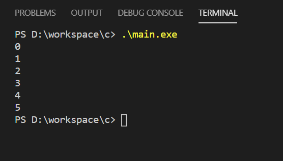 C Do-While Example Program Output
