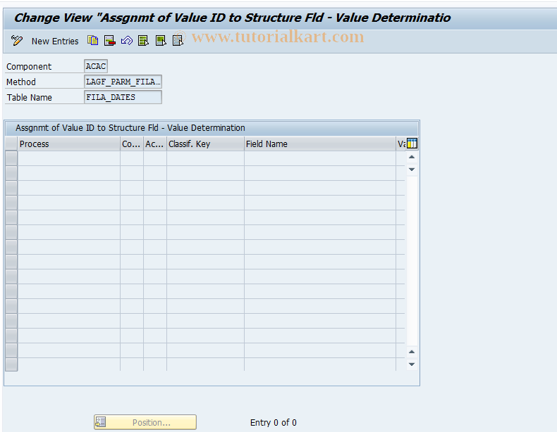 SAP TCode 0FILA009_1 - Data for Pmnt Schedule Definition  frm IDs
