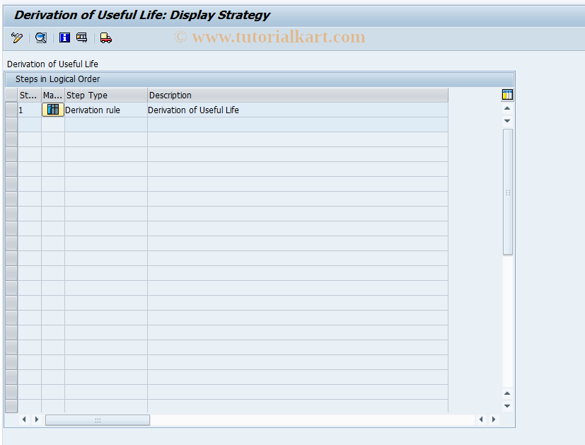 SAP TCode 0FILANDURDET - Determine Asset Useful Life