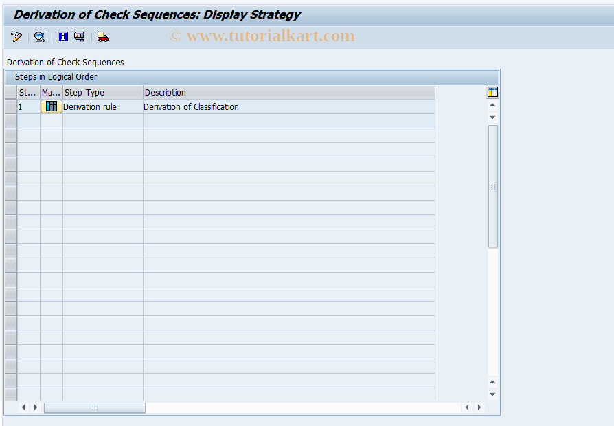 SAP TCode 0FILAVSRDEF_CLAS - Derivation of Check Sequences