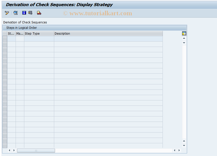 SAP TCode 0FILAVSRDEF_VALI - Derivation of Check Sequences