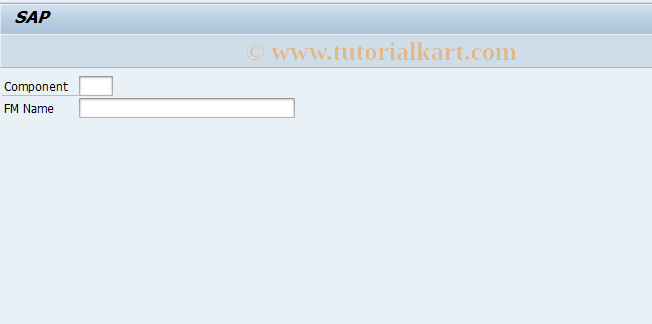 SAP TCode 0FILA_CALL_FM - Customizing LAE Initial Screen
