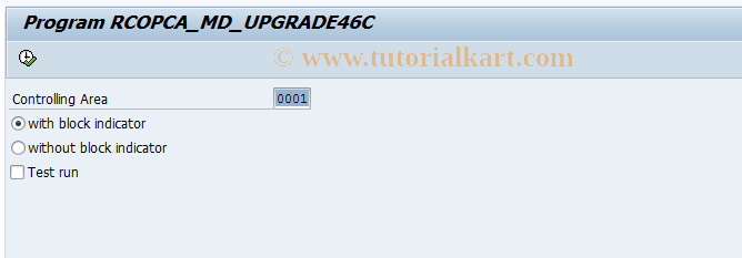 SAP TCode 0KEMD_46C_UPGRADE - EC-PCA: Upgrade PrCtr MstData <= 46B