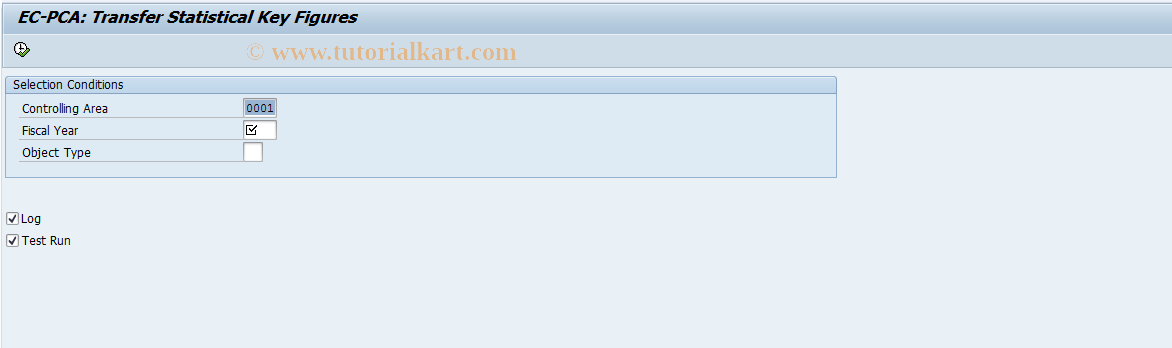 SAP TCode 1KED - Transfer Statistical Key Figures