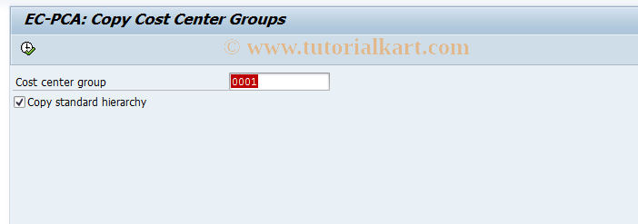 SAP TCode 2KEU - Copy Cost Center Hierarchy