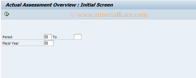 SAP TCode 3KE6 - EC-PCA: Actual Assessment Overview