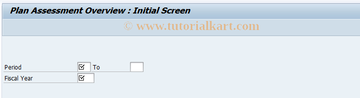 SAP TCode 3KEC - EC-PCA: Plan Assessment Overview