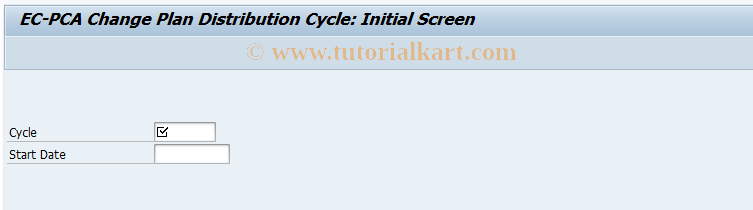 SAP TCode 4KE8 - EC-PCA: Change Plan Distribution