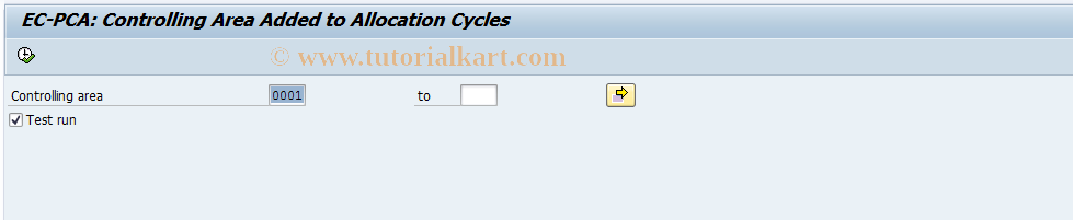 SAP TCode 4KED - EC-PCA: Supplement Allocation Cycles