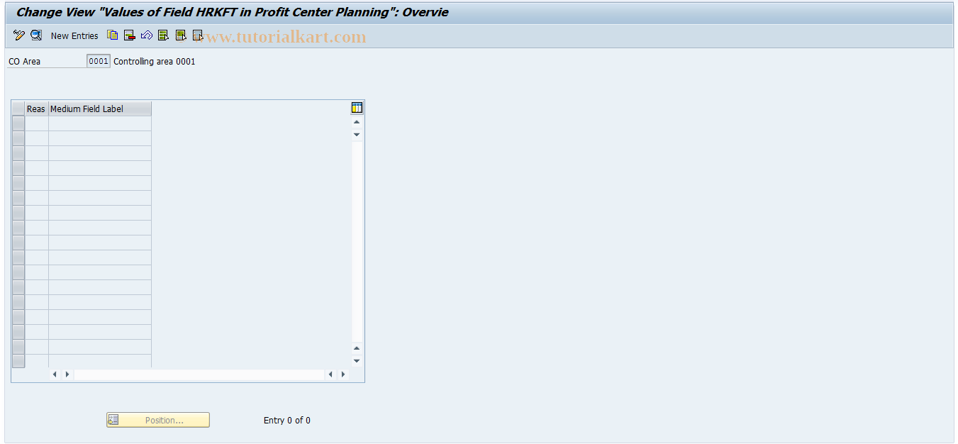 SAP TCode 7KEZ - Planning:Maintain Variable Attribute
