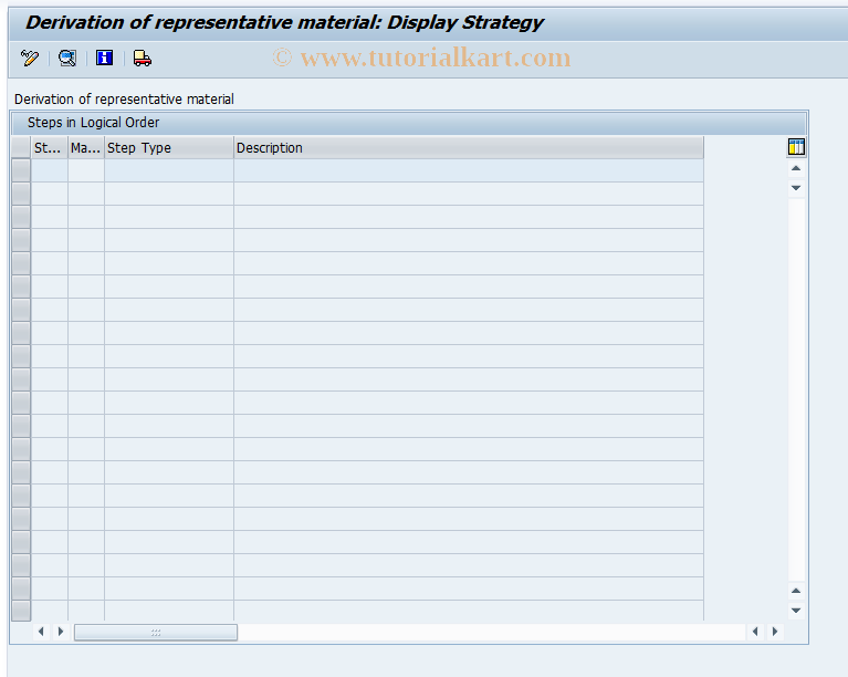SAP TCode 8KEO - Assign Representative Material