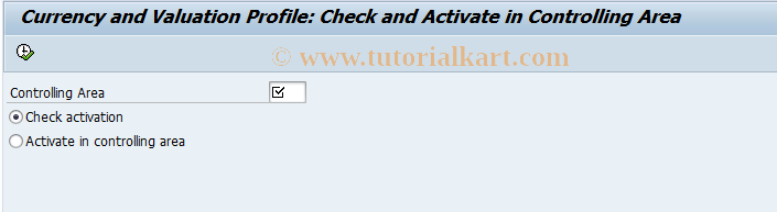 SAP TCode 8KEP - Activate Currency + Valuation Profile in COArea