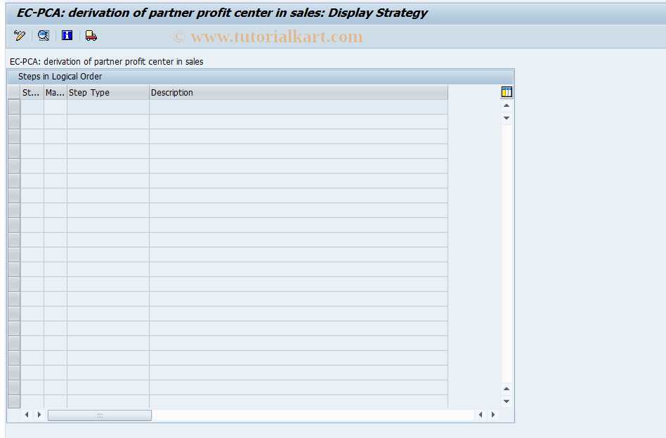 SAP TCode 8KER - Derive Partner Profit Center: Sales