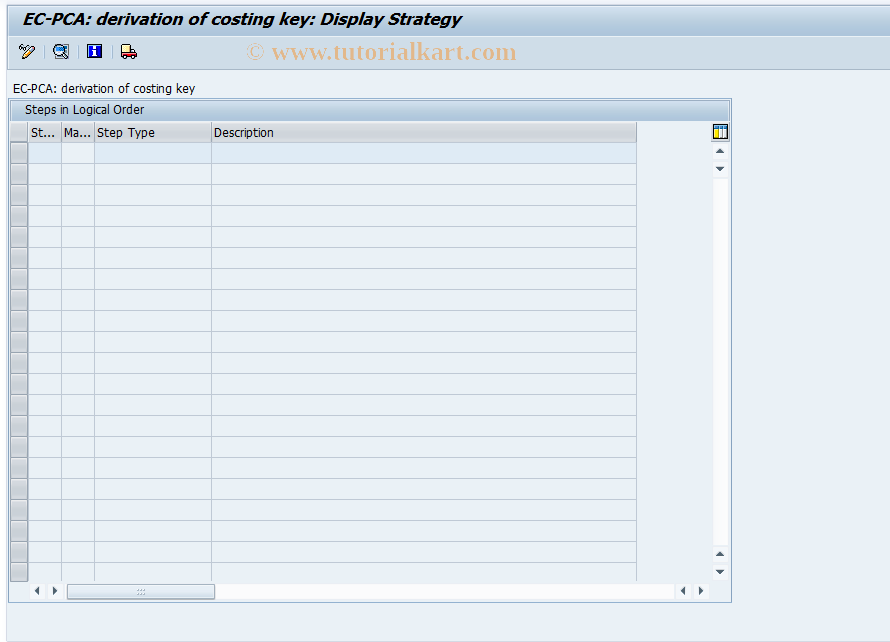 SAP TCode 8KET - Derive Costing Key