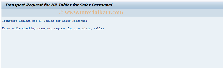 SAP TCode 9KEI - Transport Layout