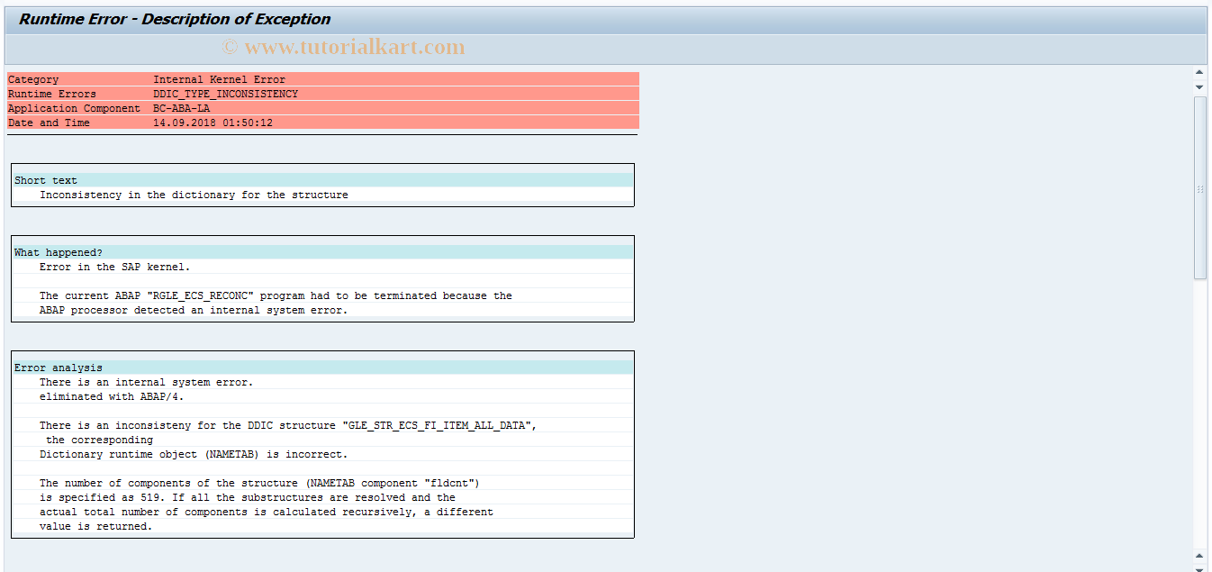 SAP TCode ACC_ECS_RECONC - Reconcilation Report