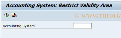 SAP TCode ACC_SYSTEM_SELECTION - Accounting Selections