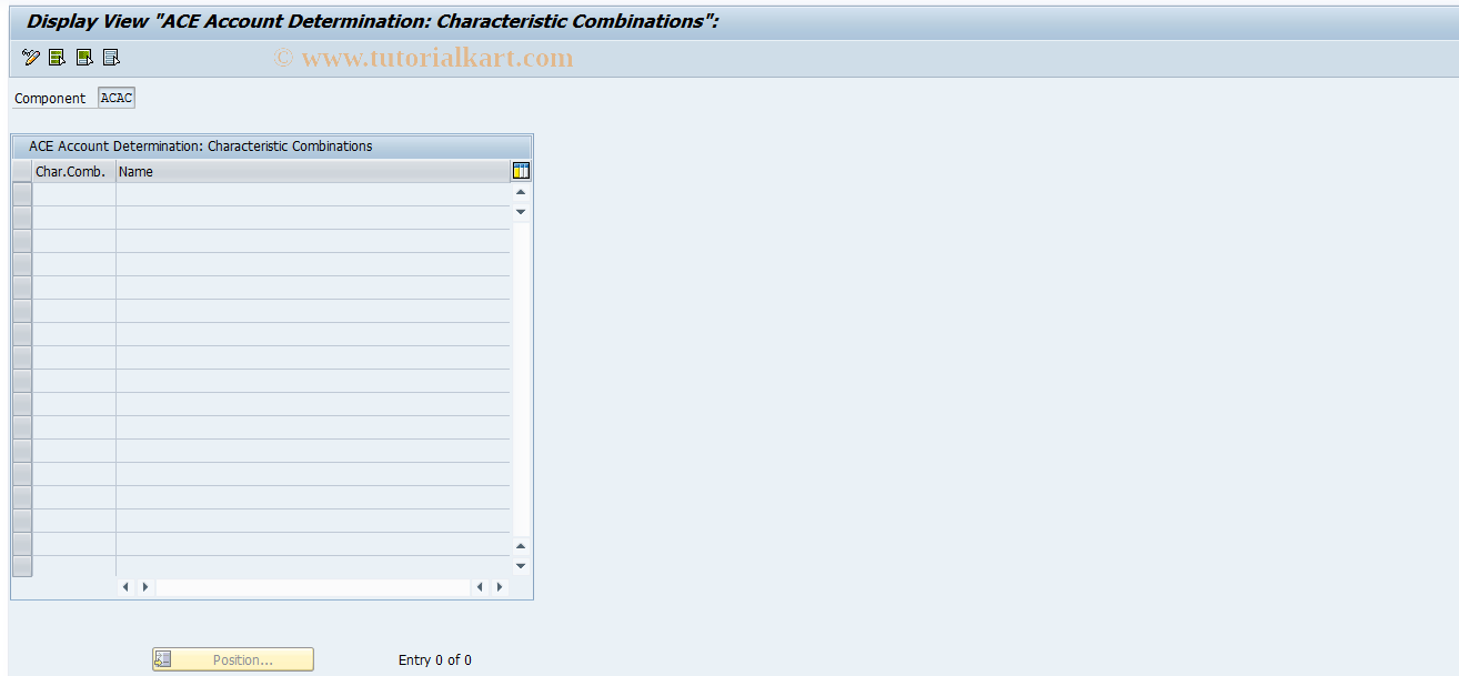 SAP TCode ACEPS - Posting Schema for Accruals