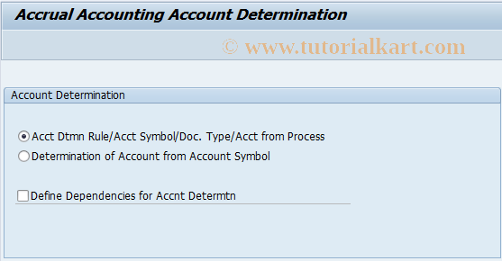 SAP TCode ACEPSADFILA1CUST - ACE Account  Determination: FILA Area 1