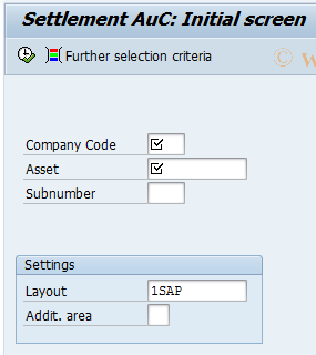 SAP TCode AIAB -  Asset under Construction (AuC)  Assignment of Distribution Rule