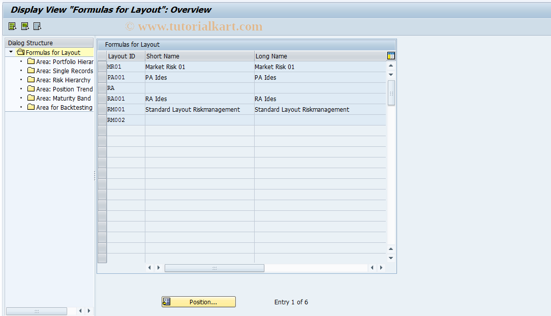 SAP TCode AIS_FORMULA_DEF - Define Formulas for AIS