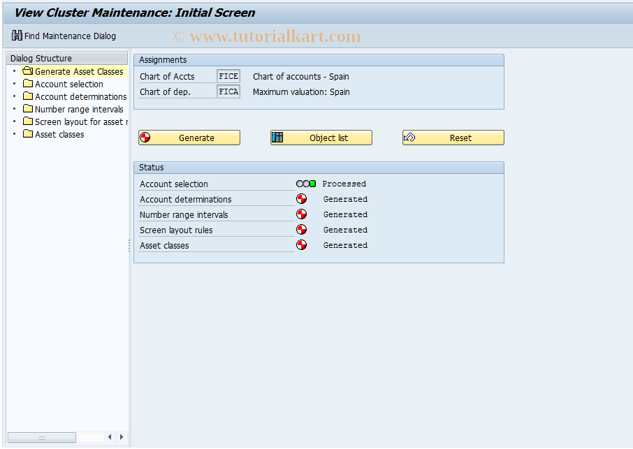 SAP TCode ANKL_OLD - Create Asset Classes from Accounts