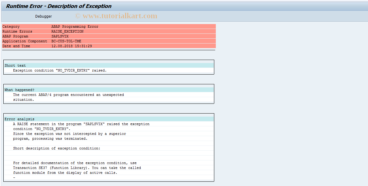 SAP TCode AO92 - Logical field groups