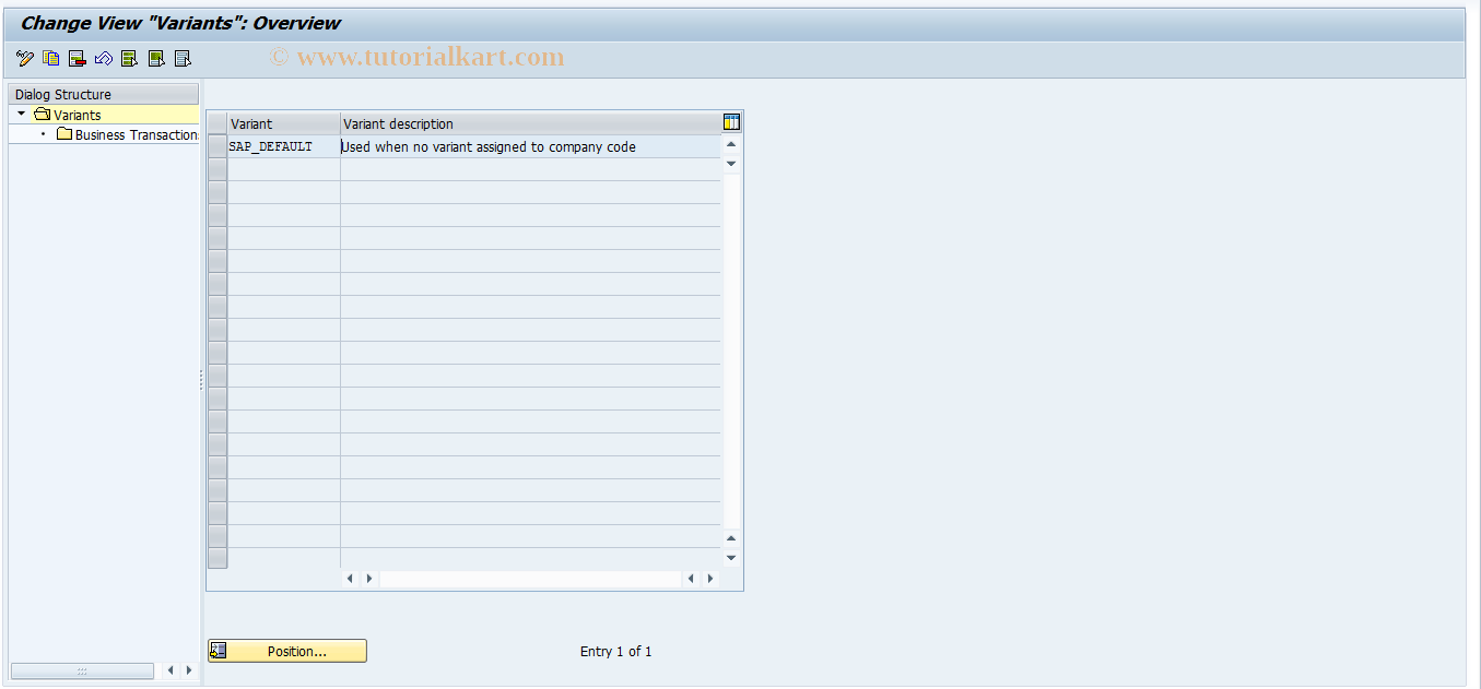 SAP TCode AOBV - Maintenance  of rules for delivery costs