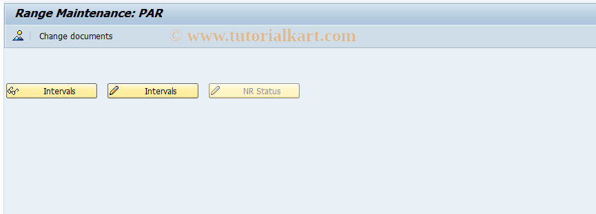 SAP TCode ATPC01 - Maintain number range for PAR