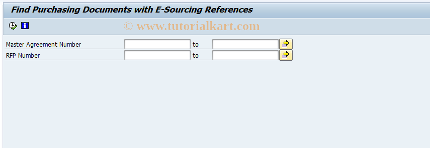SAP TCode BBP_ES_SEARCH - Search for ES-Related Documents