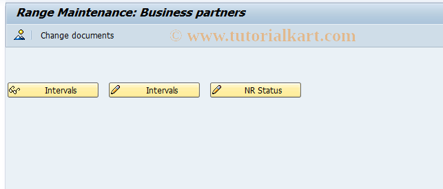 SAP TCode BC15 - Number Range Maintenance : BP_PARTNR Partner