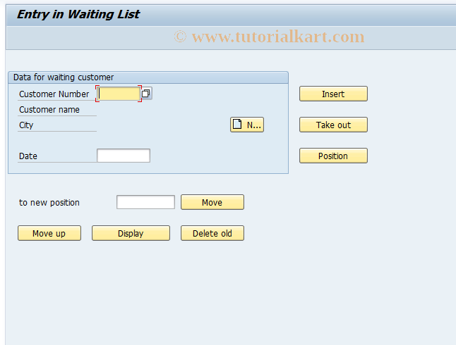 SAP TCode BC401_CALD_CTA_U - Demonstration: Transaction Call