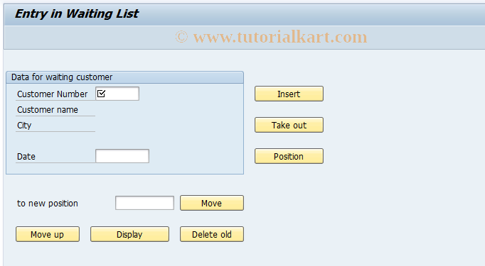 SAP TCode BC401_TABD_STAND - Demonstration: Standard Table