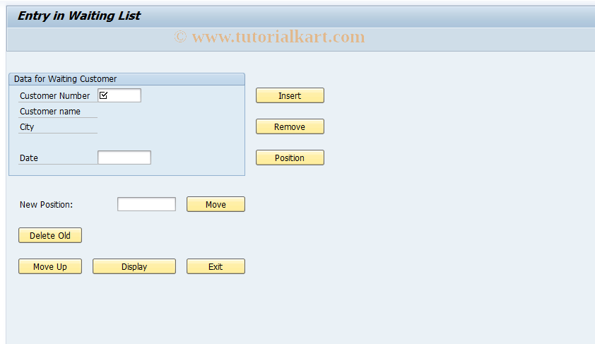 SAP TCode BC402_TABD_STAND - Demonstration: Standard Table