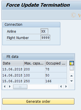 SAP TCode BC414D_UPDATE_ERROR - BC414: Demo for Update Termination