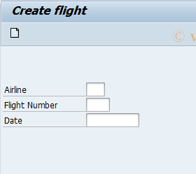 SAP TCode BC414S_CREATE_FLIGHT - BC414: Create Flight (Complete)