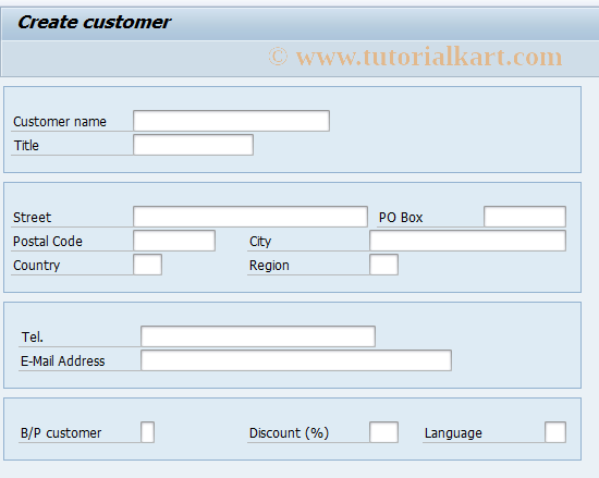 SAP TCode BC414T_CREATE_CUST01 - BC414: Update Single Entry in DB