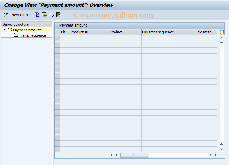 SAP TCode BCA_US_OD_SETUP - BCA: Maintain Overdraft Protection