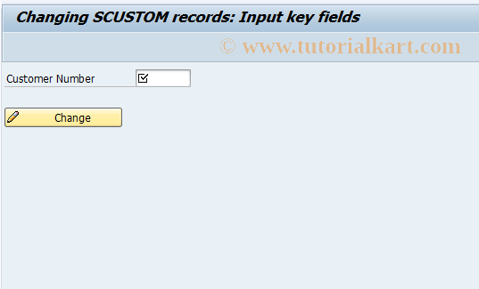 SAP TCode BC_GLOBAL_SCUST_EDIT - Change SCUSTOM records