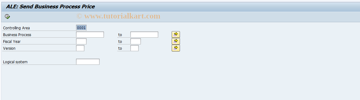 SAP TCode BD37 - Send Business Process Price