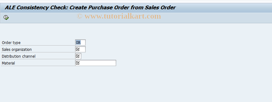 SAP TCode BD86 - Consistency check for sales