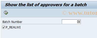 SAP TCode BNK_POWL_APPR_LST - Bank payment approver list