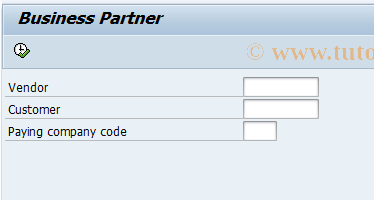 SAP TCode BNK_POWL_BUPA - Bank payment business partner