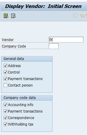 SAP TCode BNK_POWL_BUPA_FK03 - Business partner