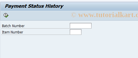 SAP TCode BNK_POWL_STAT_HIST - Bank payment status history